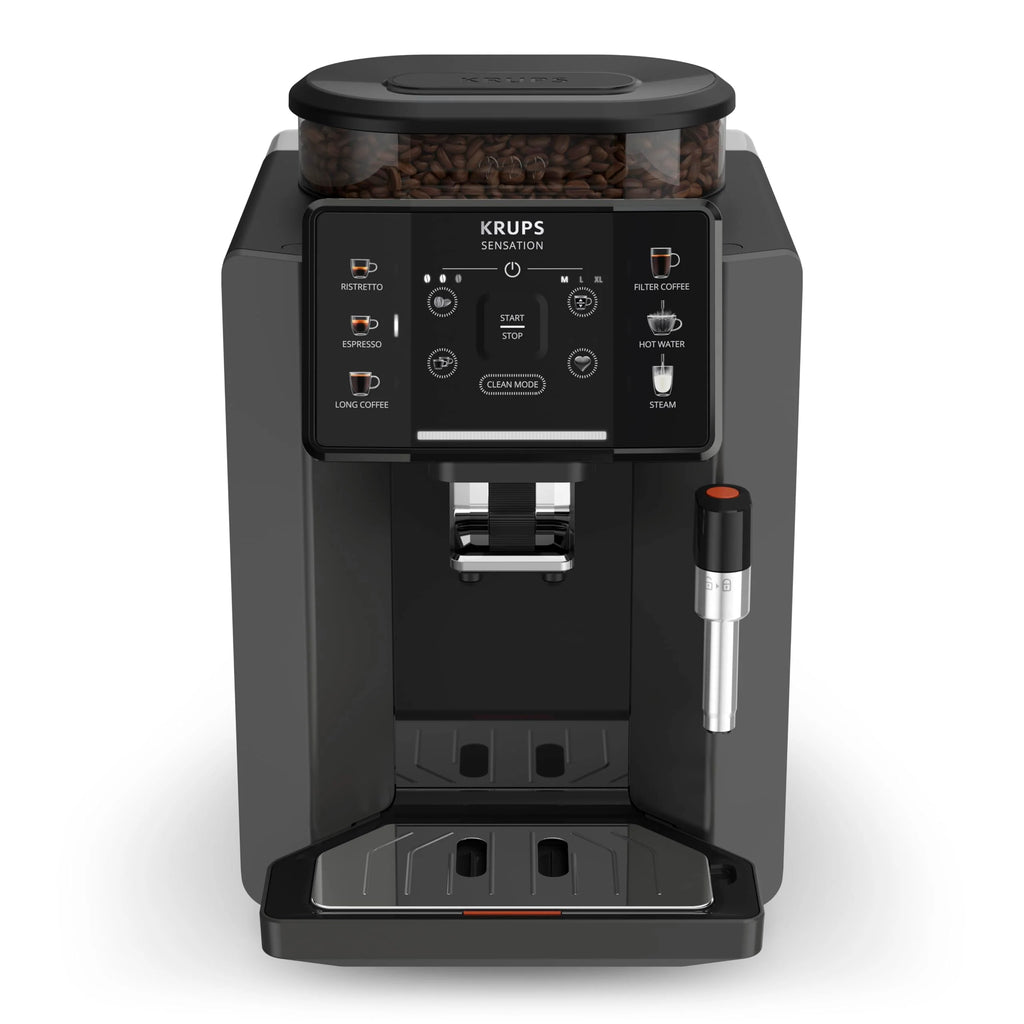 2025 Krups Essential - Cafetera súper automática, 15 Bares de presión, Molinillo cónico de Metal, con selección de cantidad e Intensidad de café, 1.7