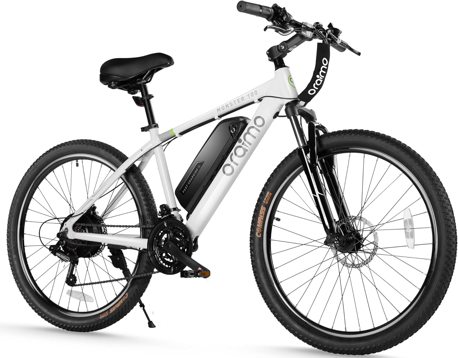 2025 Bicicleta eléctrica todoterreno para adultos Oraimo Monster 100 – Motor BAFANG 350W (pico 500W)