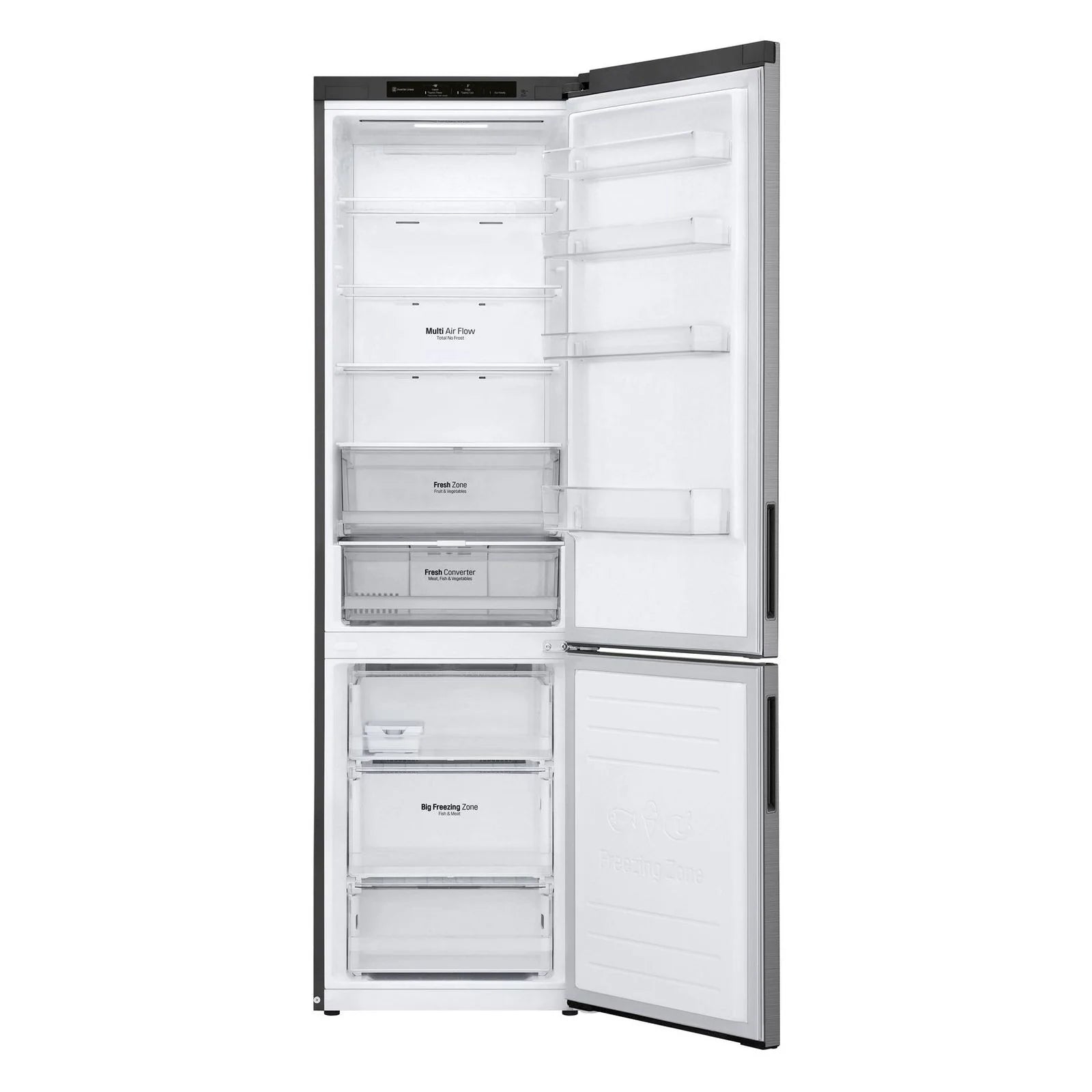 2025 LG Frigorífico combinado con congelador GBP62PZNAC Compresor Inverter Lineal