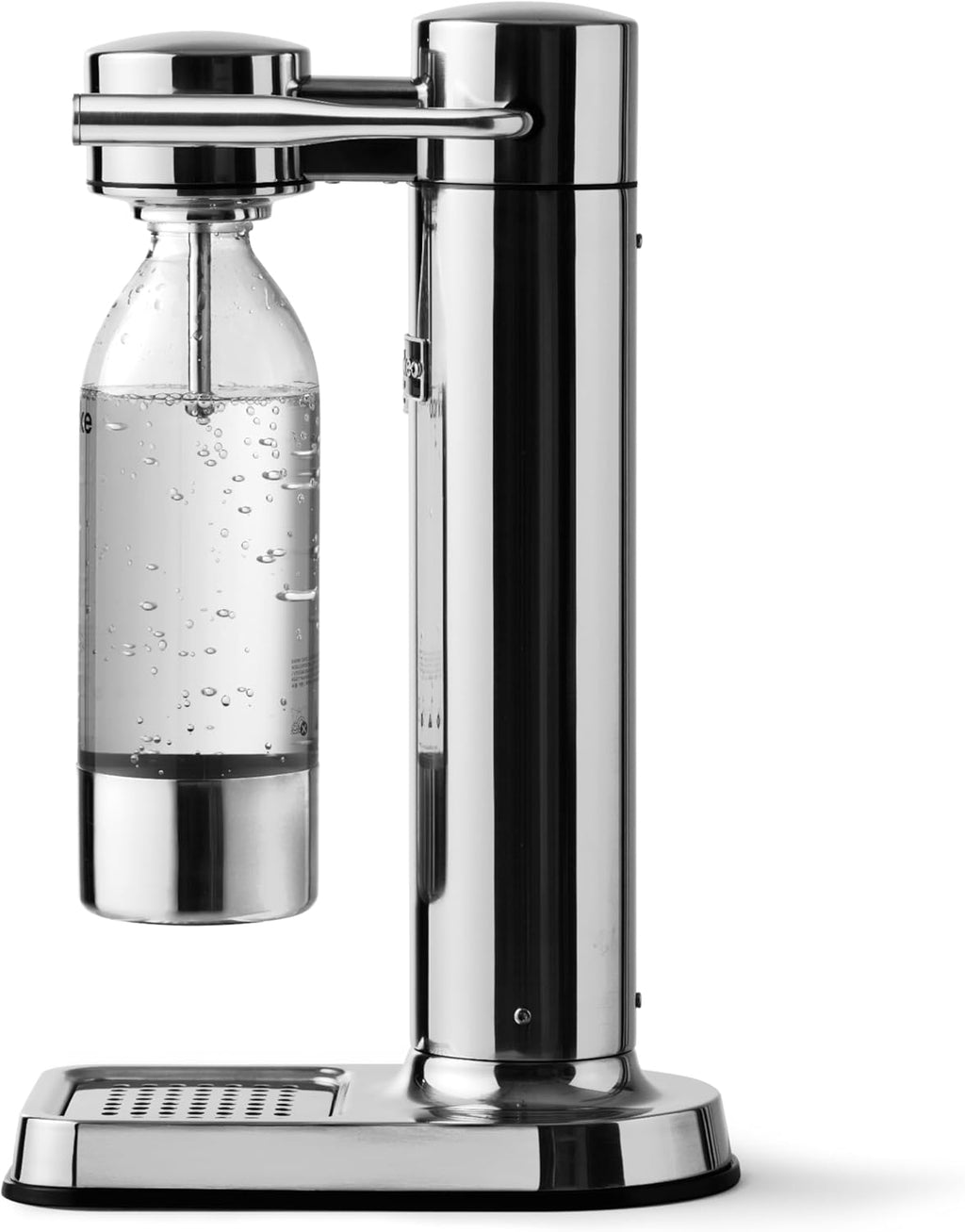 Aarke Carbonator 3, Máquina Gasificadora de Agua en Acero Inoxidable, incluye Dos Botellas (800ml), Acabado en Negro