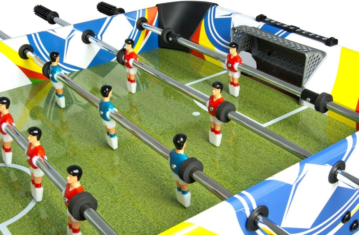 Leomark Mesa de Juegos de Madera para Niños y Adultos | Diversión en Casa o Fiesta Entretenimiento Familiar | Estable, Educativa y Fácil de Montar