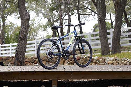 2025 Bicicleta de Montaña Semi-Rígida Huffy Stone Mountain 26 – 21 Velocidades. Ligera. Marco Azul Denim