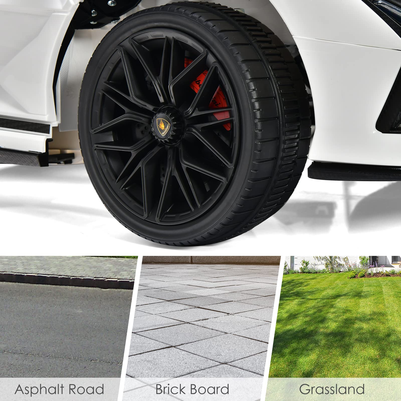 2025 Lamborghini Eléctrico con Suspensión Bluetooth Licenciado
