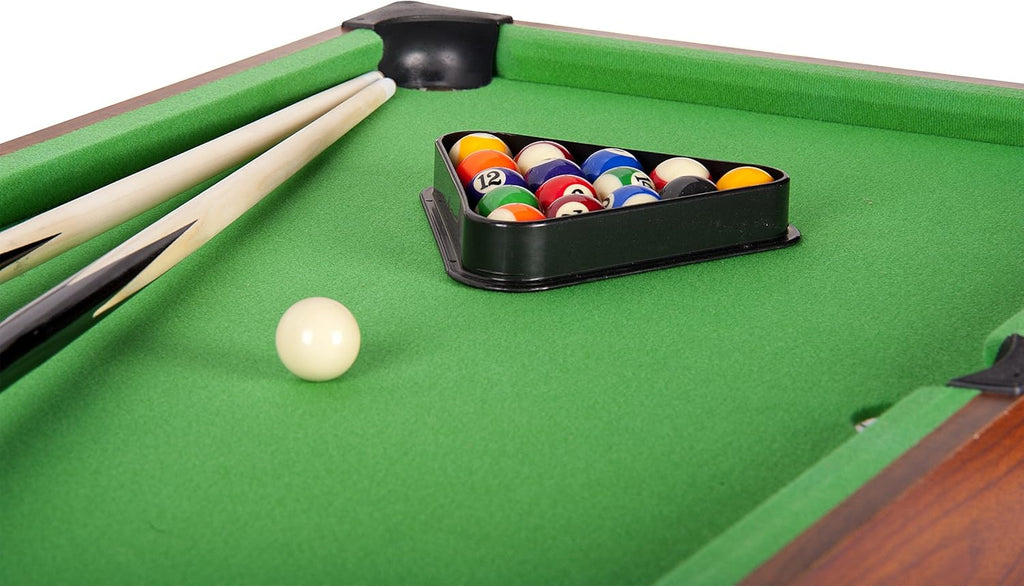 Leomark Mesa de Juegos de Madera para Niños y Adultos | Diversión en Casa o Fiesta Entretenimiento Familiar | Estable, Educativa y Fácil de Montar