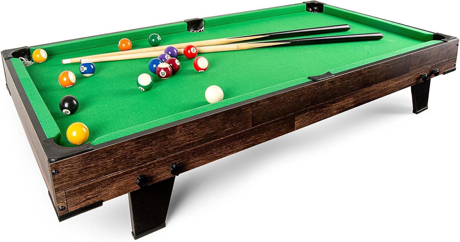 Leomark Mesa de Juegos de Madera para Niños y Adultos | Diversión en Casa o Fiesta Entretenimiento Familiar | Estable, Educativa y Fácil de Montar