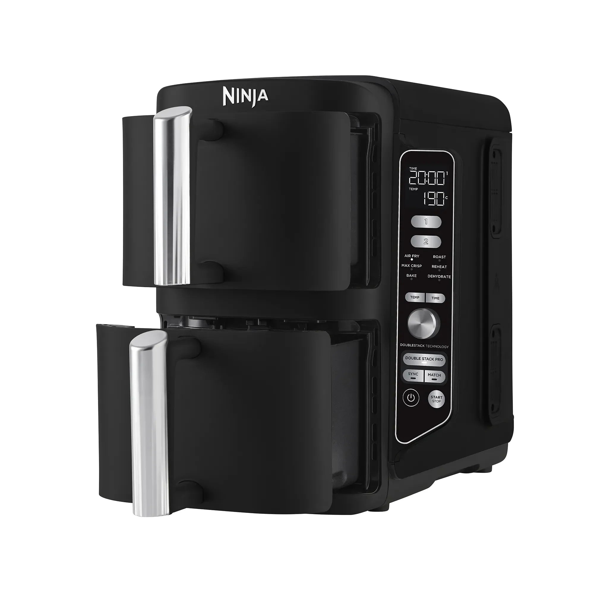 2025 Freidora de aire Ninja DoubleStack™ XXXL 9.5 L con 2 cajones