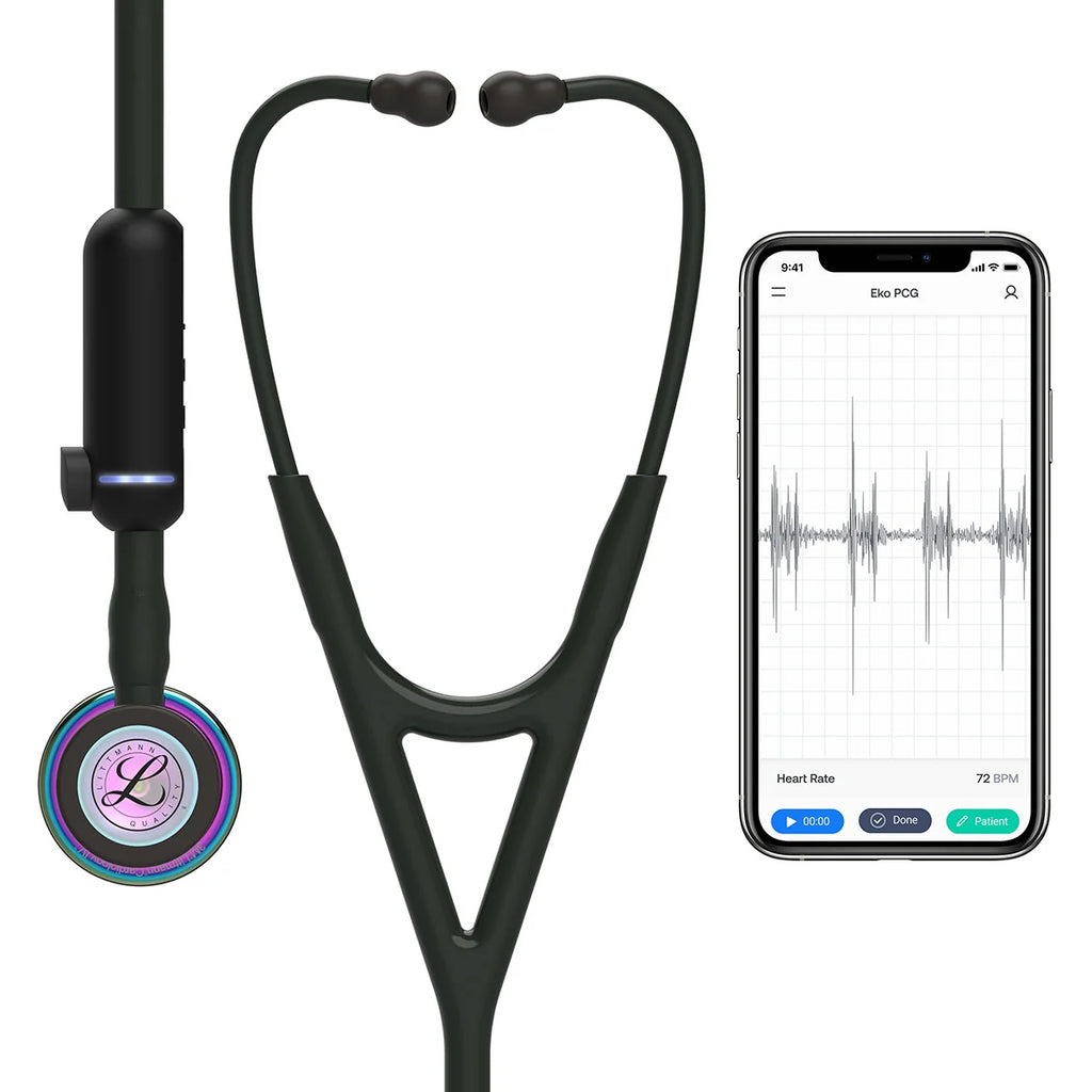 2025 Estetoscopio digital Littmann CORE 8572 – acabado brillante arcoíris