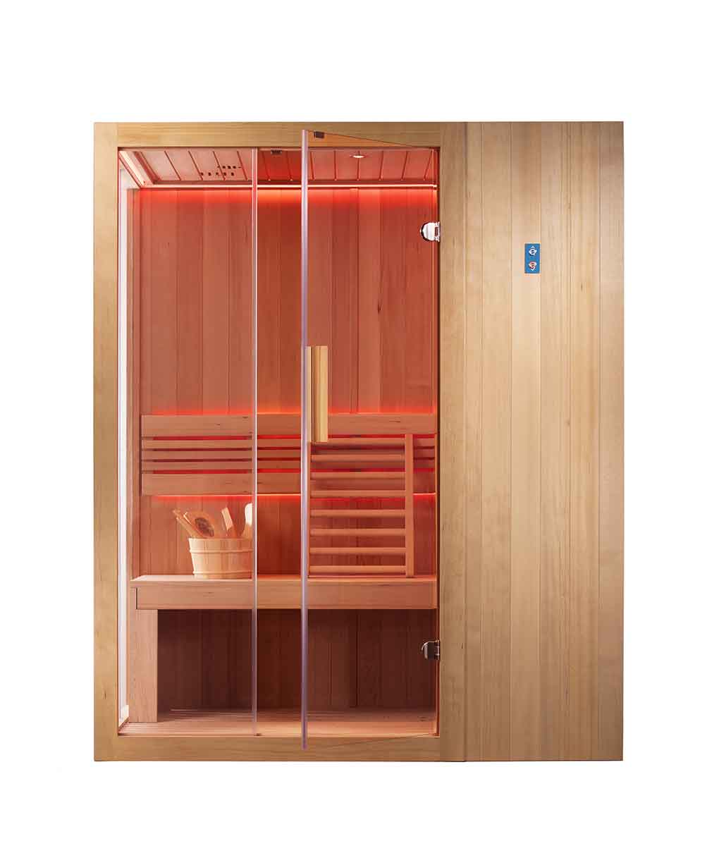 CABINA SAUNA TRADICIONAL PRE-FABRICADA MADERA PINO 5M3
