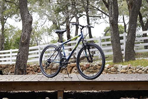 2025 Bicicleta de Montaña Semi-Rígida Huffy Stone Mountain 26 – 21 Velocidades. Ligera. Marco Azul Denim