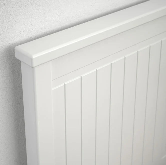 HEMNES Cama tipo diván con 3 espacios de almacenamiento, Blanco, 80x200 cm