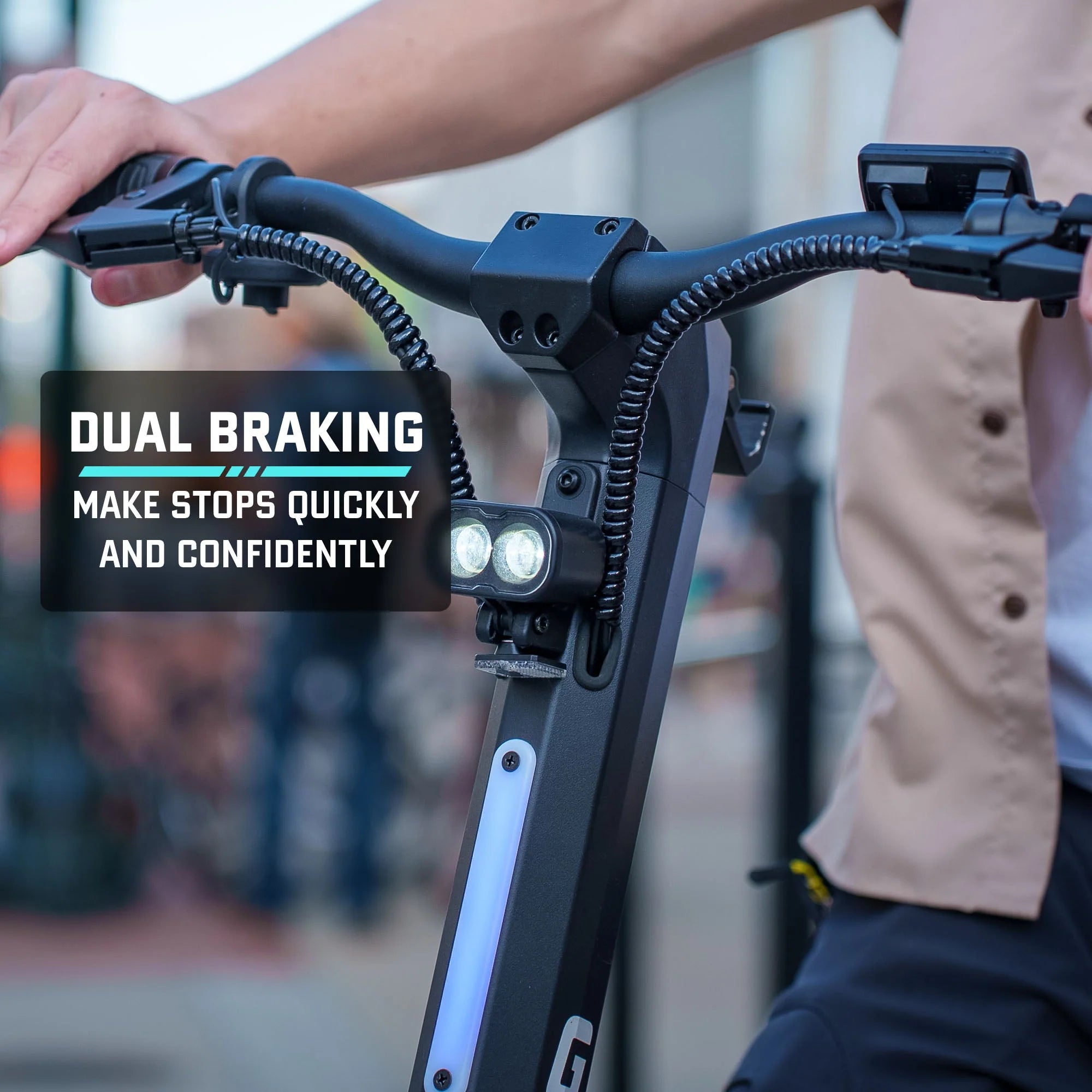 2025 GOTRAX GX1 Patinete Eléctrico de Doble Motor – Patinete Todo Terreno de Alto Rendimiento para Adultos. Velocidad Máxima 64 km/h