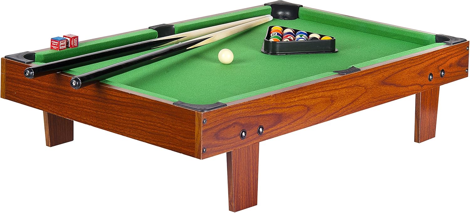 Leomark Mesa de Juegos de Madera para Niños y Adultos | Diversión en Casa o Fiesta Entretenimiento Familiar | Estable, Educativa y Fácil de Montar