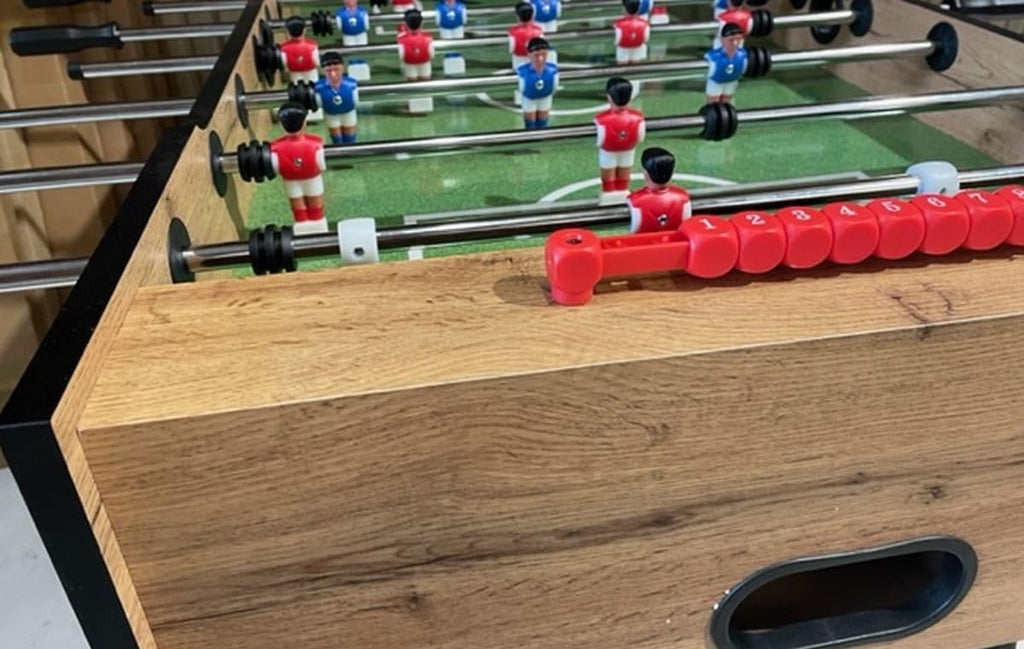 Leomark Mesa de Juegos de Madera para Niños y Adultos | Diversión en Casa o Fiesta Entretenimiento Familiar | Estable, Educativa y Fácil de Montar