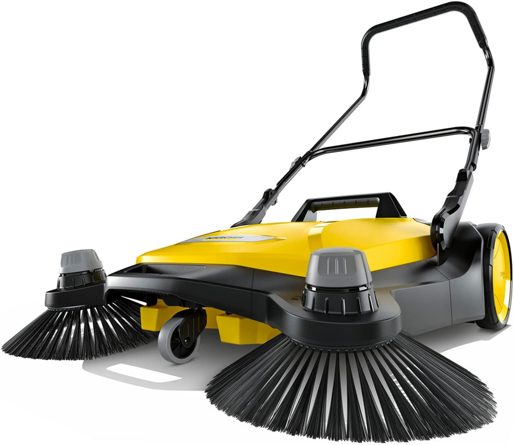 2025 Barredora Manual S 6 Twin para Exteriores – Capacidad de 10 Galones – Ancho de Barrido de 33.9″ – Barrido de hasta 32.300 Pies Cuadrados por Hora