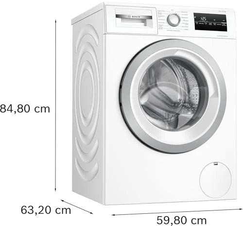 2025 BOSCH WAN28K23 Lavadora Serie 4. carga frontal. capacidad 8 kg. 1400 rpm. EcoSilence Drive: lavado silencioso y eficiente. Hygiene Plus. Speed Pe