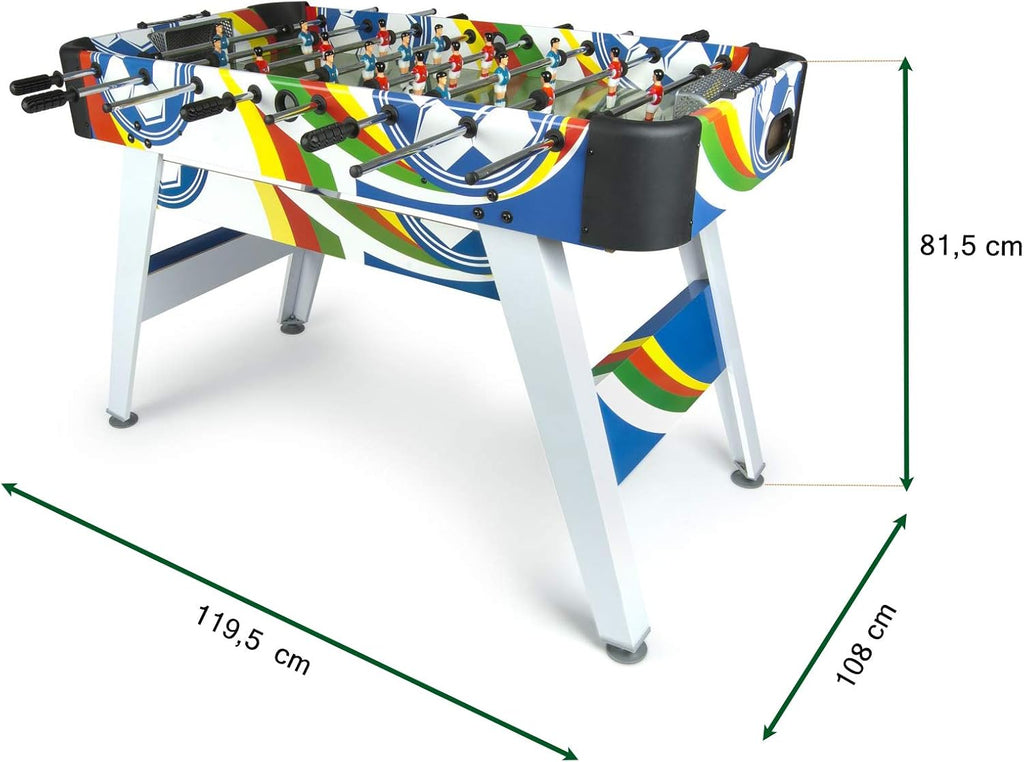Leomark Mesa de Juegos de Madera para Niños y Adultos | Diversión en Casa o Fiesta Entretenimiento Familiar | Estable, Educativa y Fácil de Montar