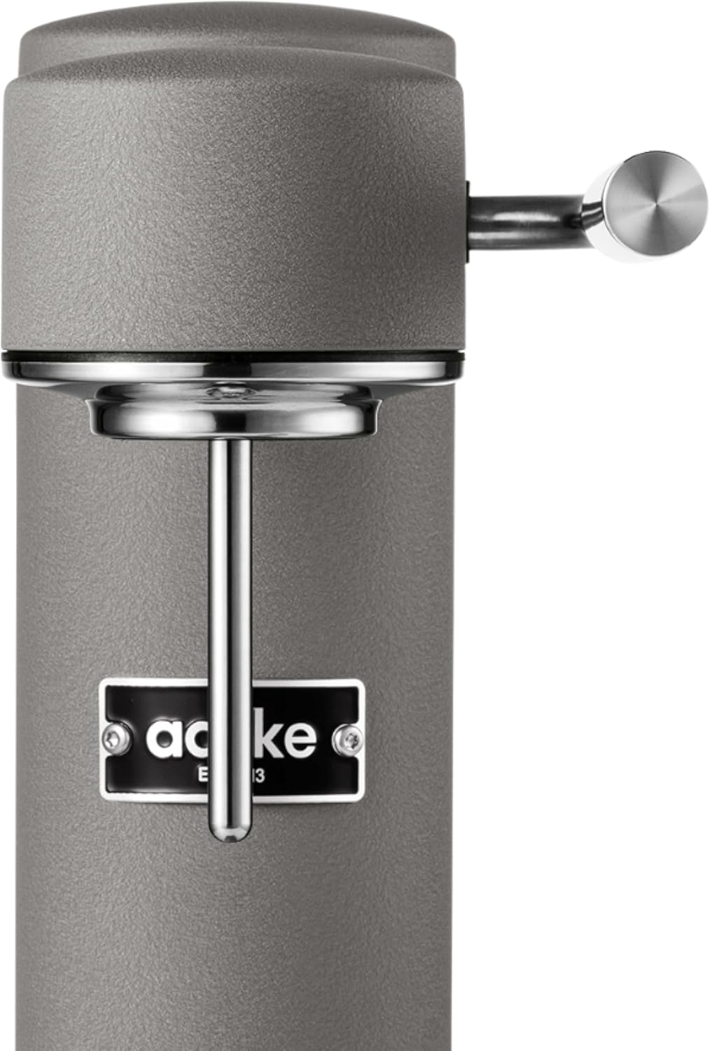 Aarke Carbonator 3, Máquina Gasificadora de Agua en Acero Inoxidable, incluye Dos Botellas (800ml), Acabado en Negro