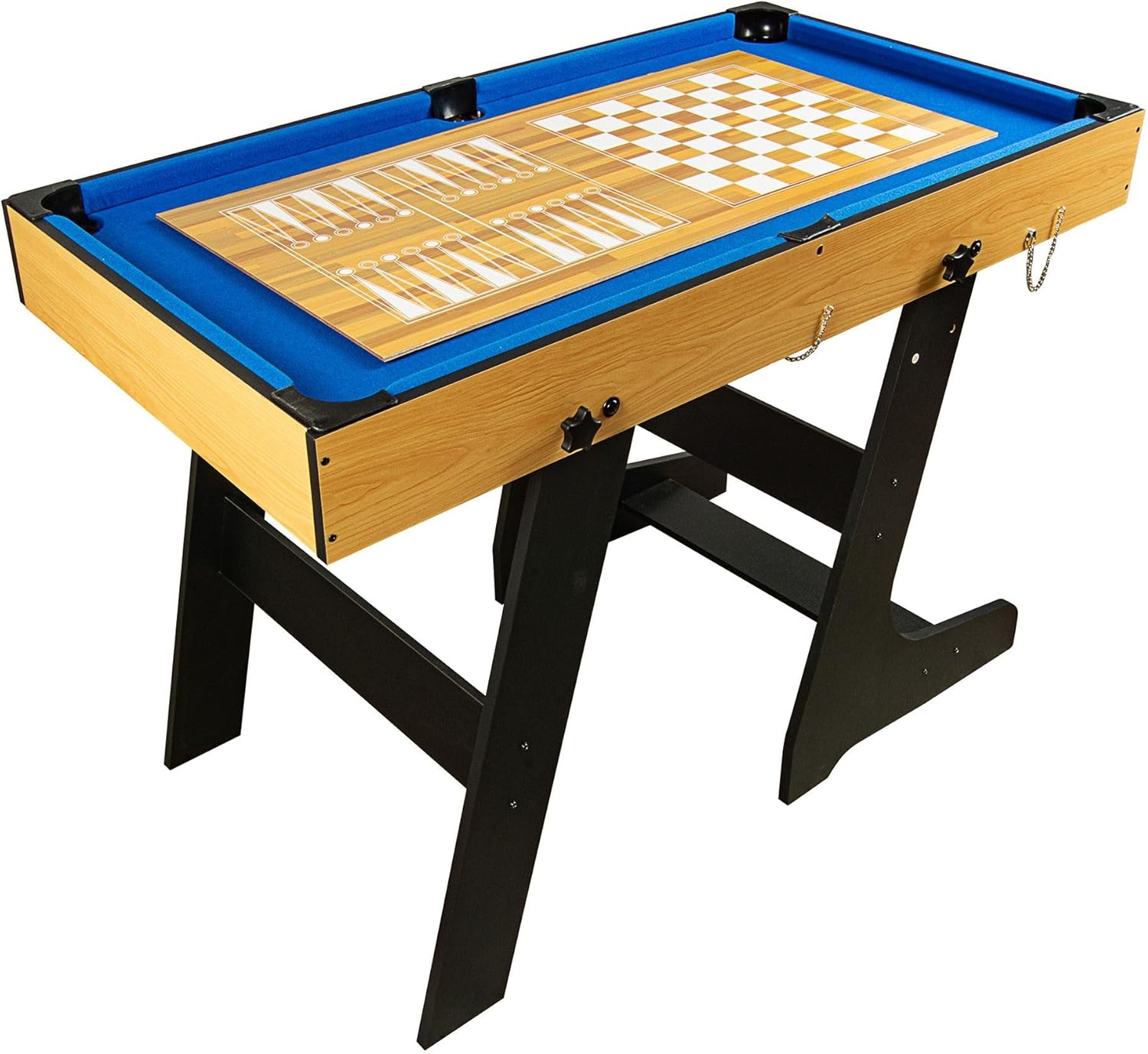 Leomark Mesa de Juegos de Madera para Niños y Adultos | Diversión en Casa o Fiesta Entretenimiento Familiar | Estable, Educativa y Fácil de Montar