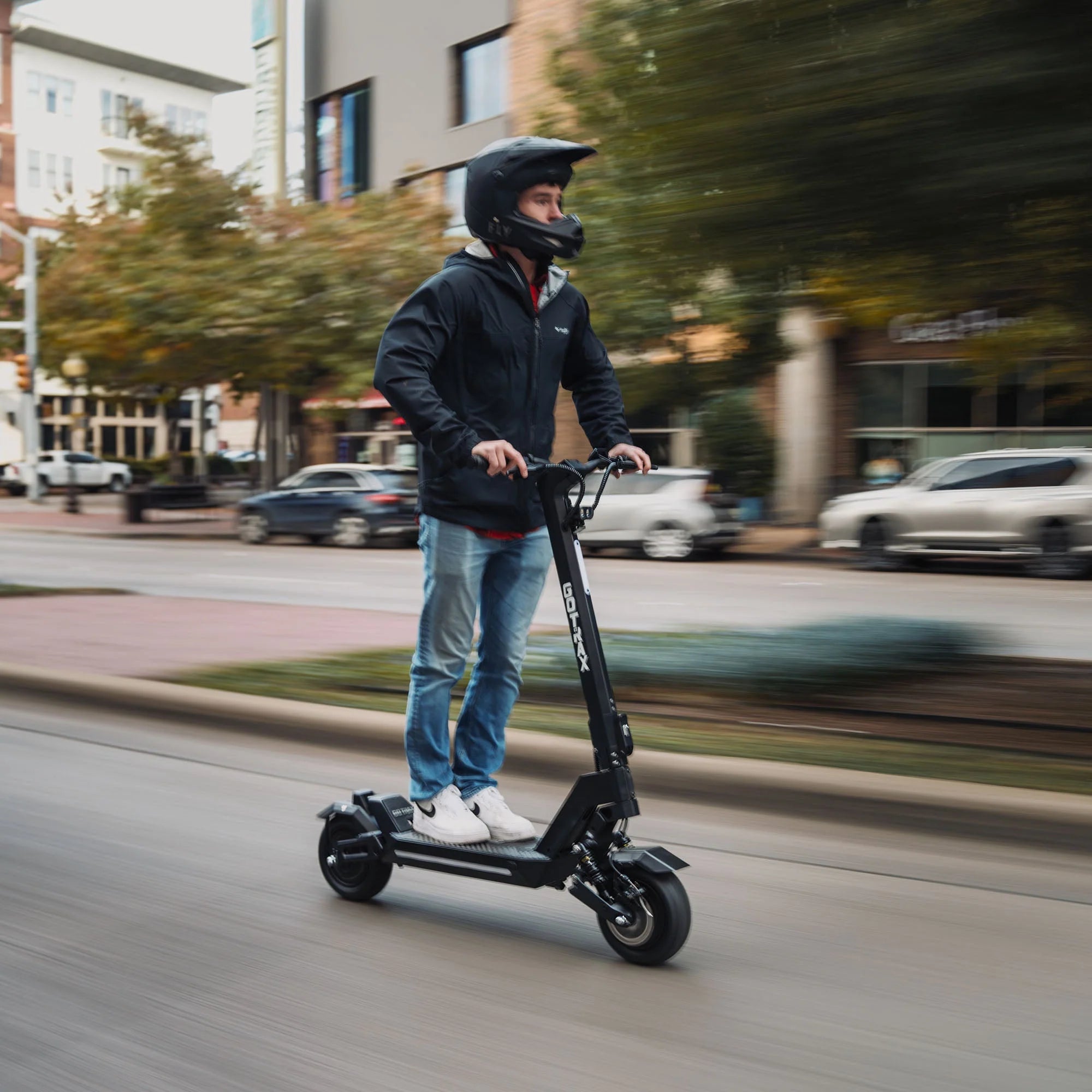 2025 GOTRAX GX1 Patinete Eléctrico de Doble Motor – Patinete Todo Terreno de Alto Rendimiento para Adultos. Velocidad Máxima 64 km/h