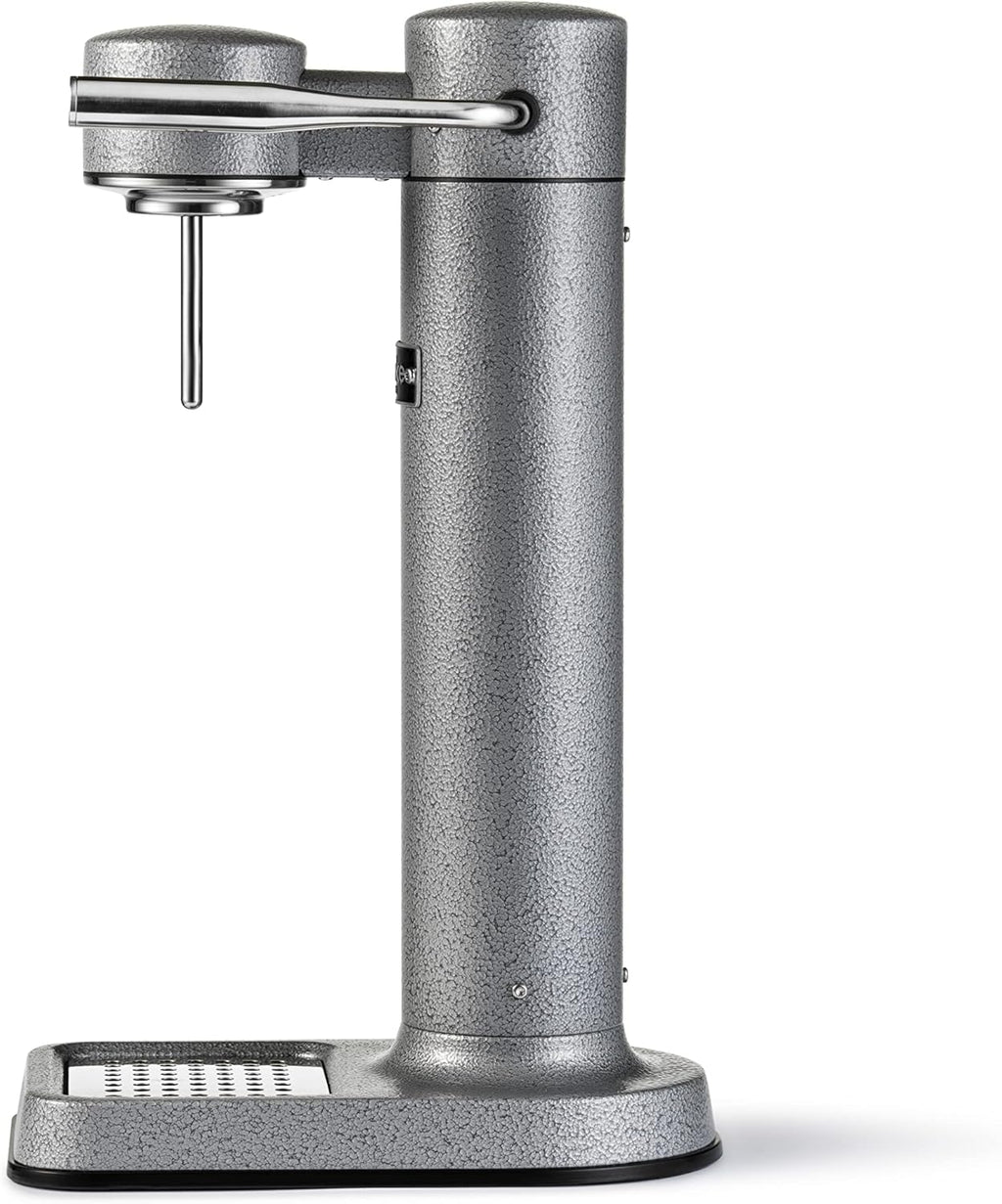 Aarke Carbonator 3, Máquina Gasificadora de Agua en Acero Inoxidable, incluye Dos Botellas (800ml), Acabado en Negro