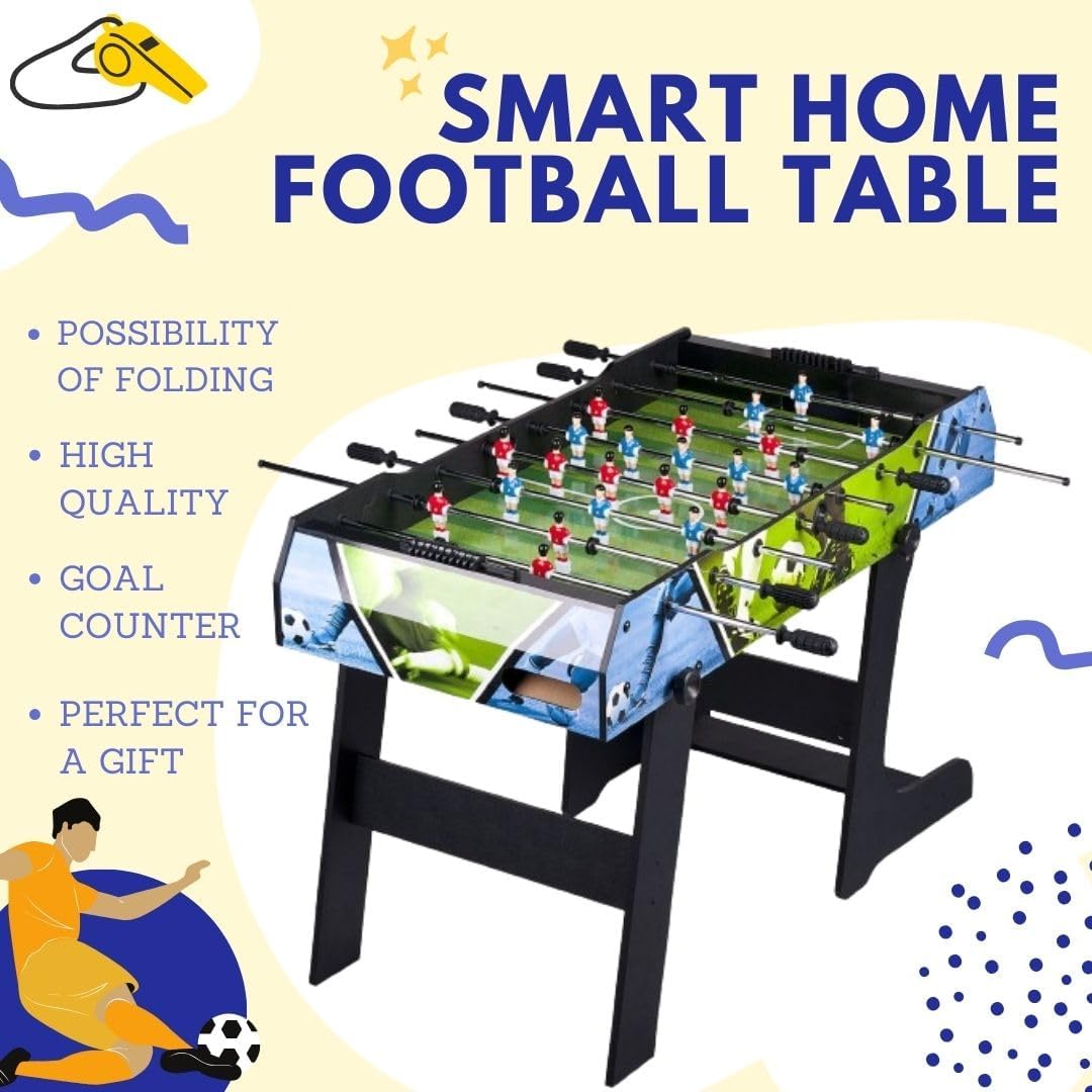 Leomark Mesa de Juegos de Madera para Niños y Adultos | Diversión en Casa o Fiesta Entretenimiento Familiar | Estable, Educativa y Fácil de Montar