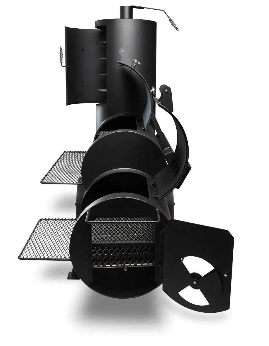 2025 Ahumador Offset Yoder Smokers 24 Durango | Multifuncional para barbacoa al aire libre