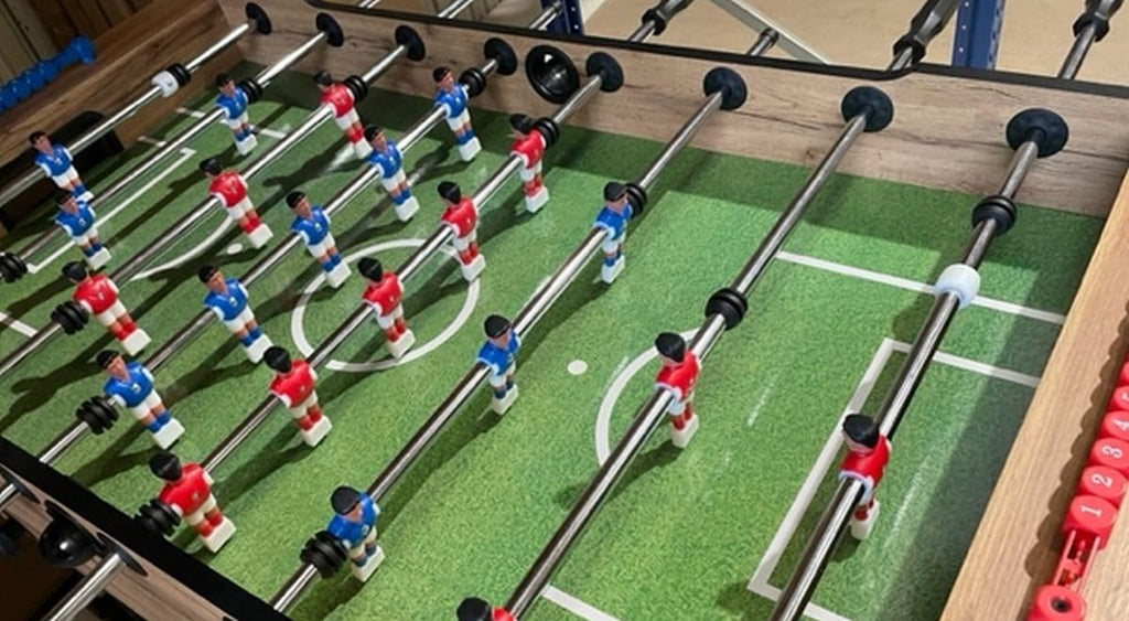 Leomark Mesa de Juegos de Madera para Niños y Adultos | Diversión en Casa o Fiesta Entretenimiento Familiar | Estable, Educativa y Fácil de Montar