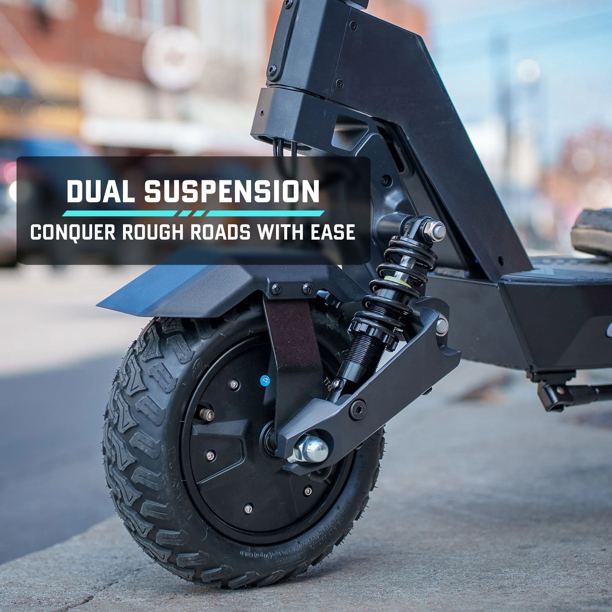2025 GOTRAX GX1 Patinete Eléctrico de Doble Motor – Patinete Todo Terreno de Alto Rendimiento para Adultos. Velocidad Máxima 64 km/h