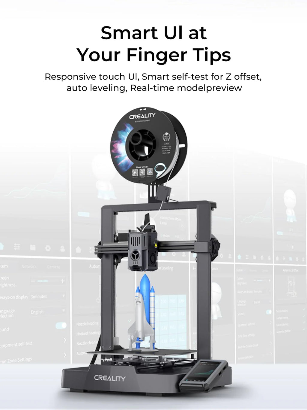 2025 Creality Ender-3 V3 KE Impresora 3D, Velocidad Alta de 500 mm/s
