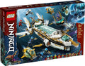 LEGO NINJAGO Hydro Bounty, Set de Construcción de Submarino 71756 con Minifiguras de Kai y Nya, Juguetes Ninja, Regalos para Niños y Niñas a partir de