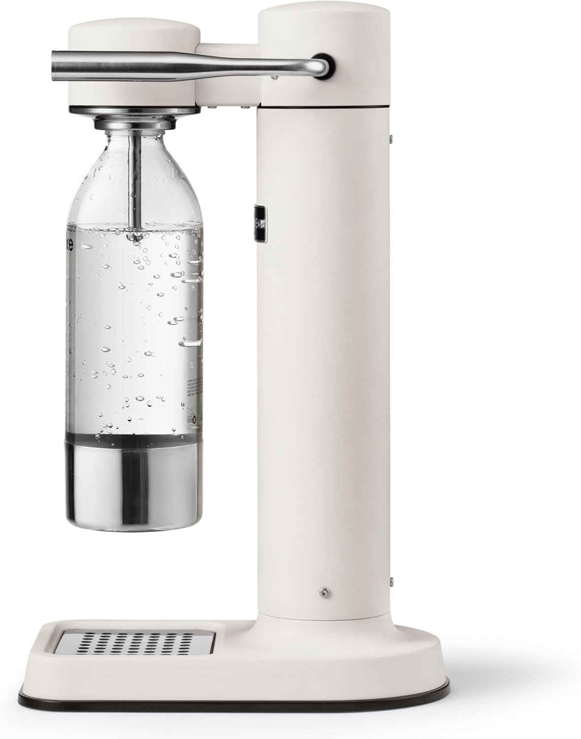 Aarke Carbonator 3, Máquina Gasificadora de Agua en Acero Inoxidable, incluye Dos Botellas (800ml), Acabado en Negro