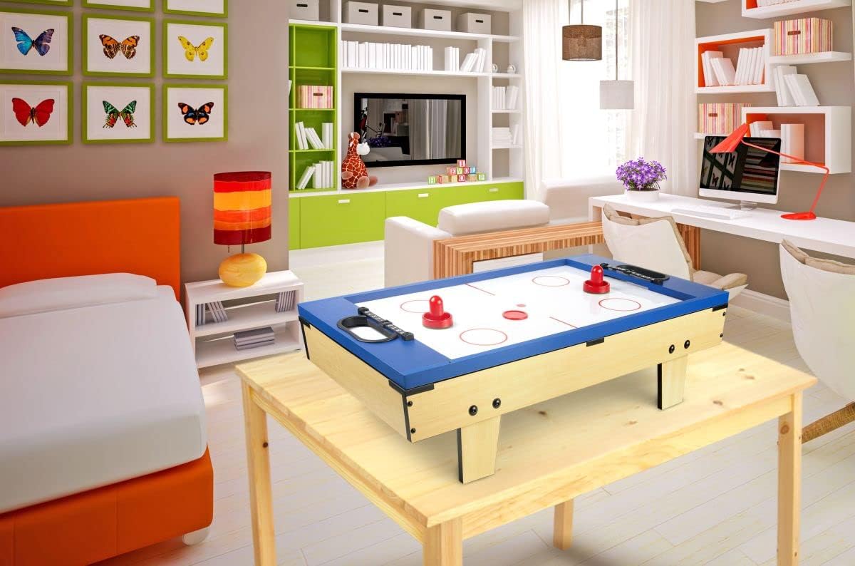 Leomark Mesa de Juegos de Madera para Niños y Adultos | Diversión en Casa o Fiesta Entretenimiento Familiar | Estable, Educativa y Fácil de Montar