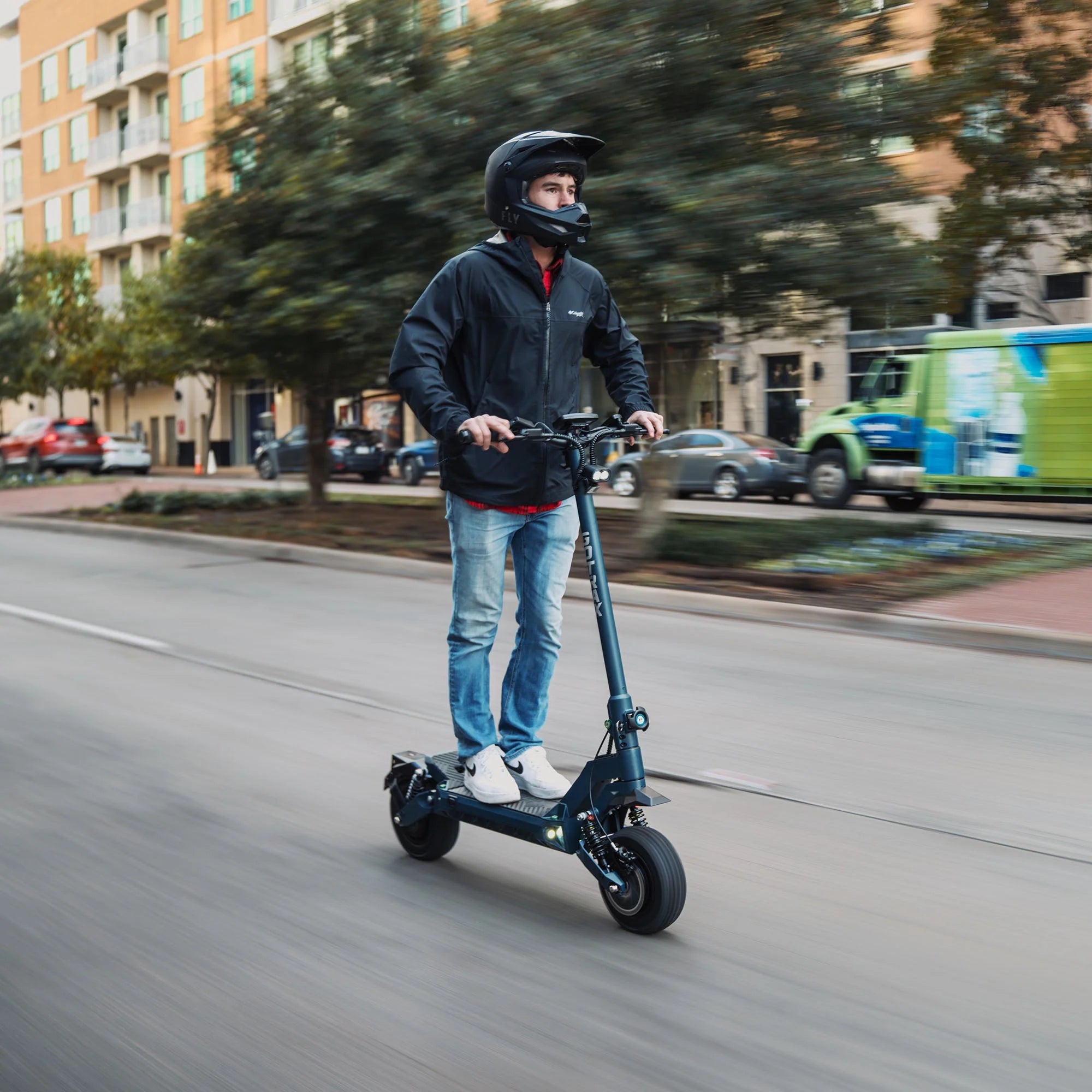 2025 Gotrax GX3 Patinete Eléctrico Todoterreno – Doble Motor Potente, Velocidad Máxima 64 km/h, Neumáticos Todoterreno