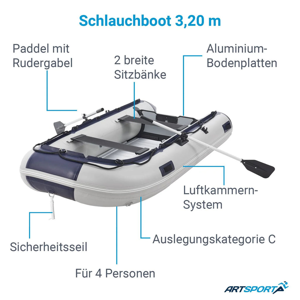 2025 Barco neumático 3.20 m