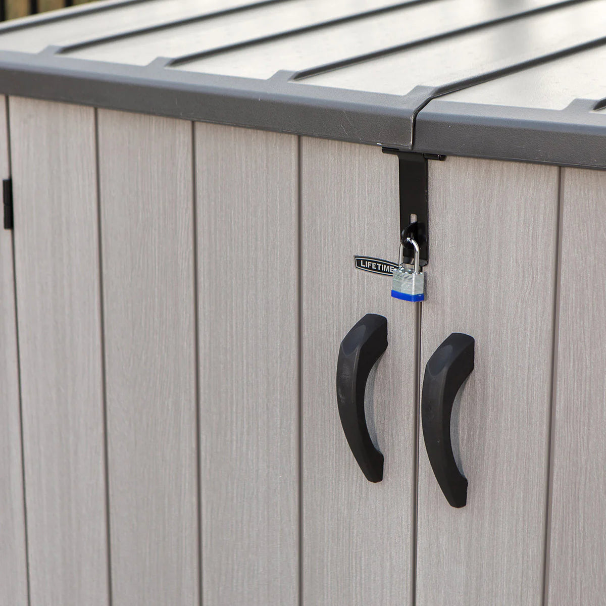 2025 Lifetime Caseta de almacenamiento horizontal 1,9 x 1,1 m – Capacidad 2.407 L