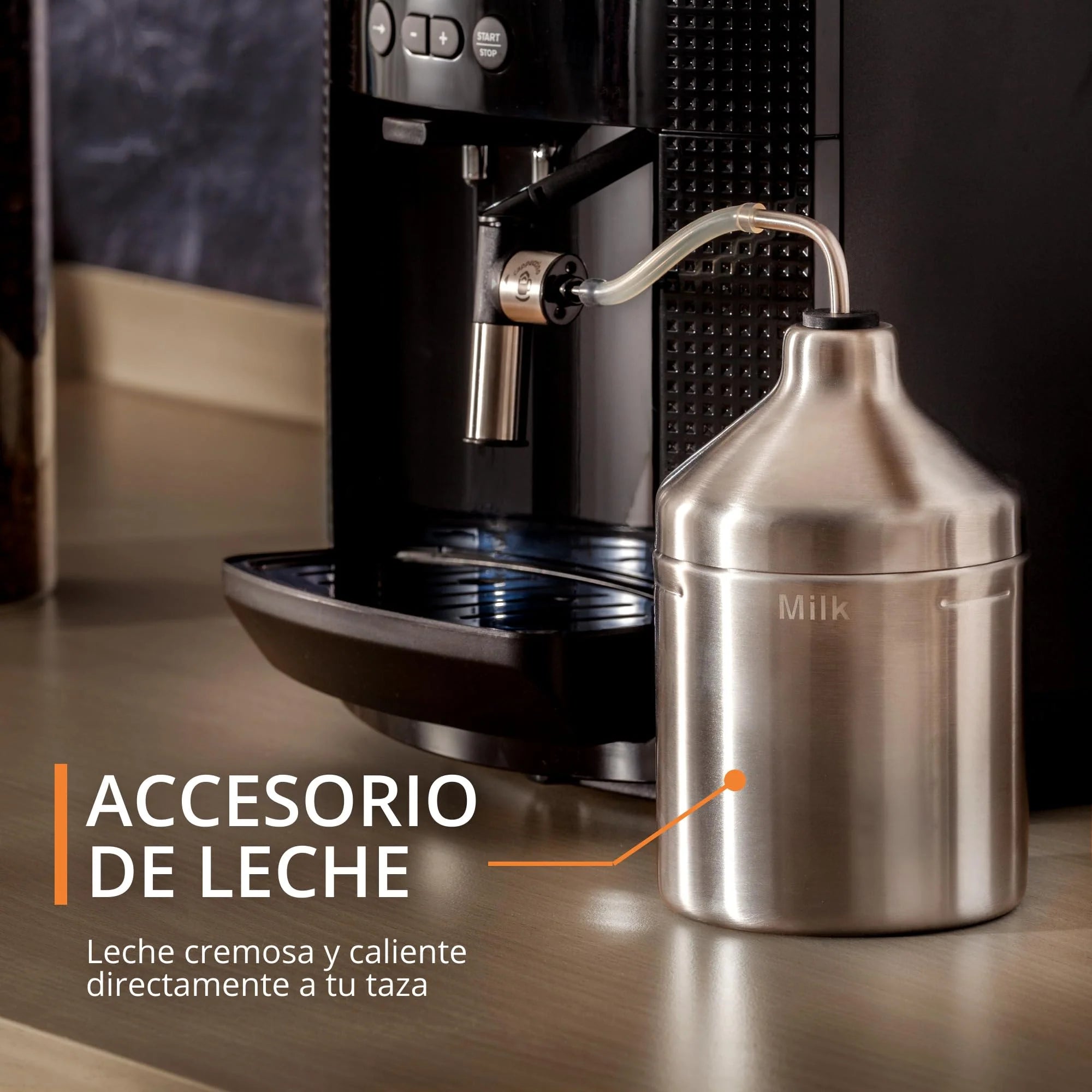 2025 Krups Essential - Cafetera súper automática, 15 Bares de presión, Molinillo cónico de Metal, con selección de cantidad e Intensidad de café, 1.7