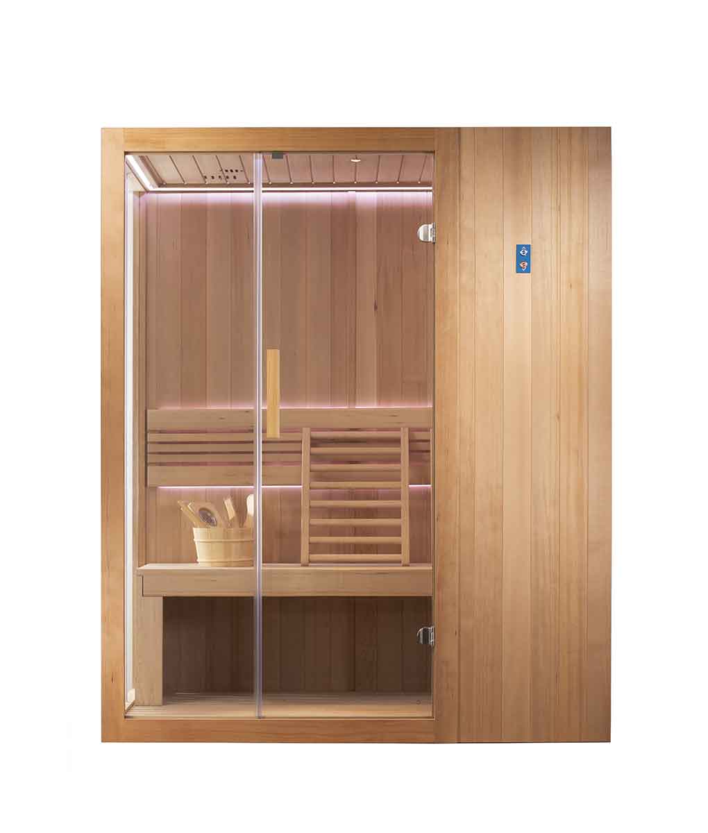 CABINA SAUNA TRADICIONAL PRE-FABRICADA MADERA PINO 5M3