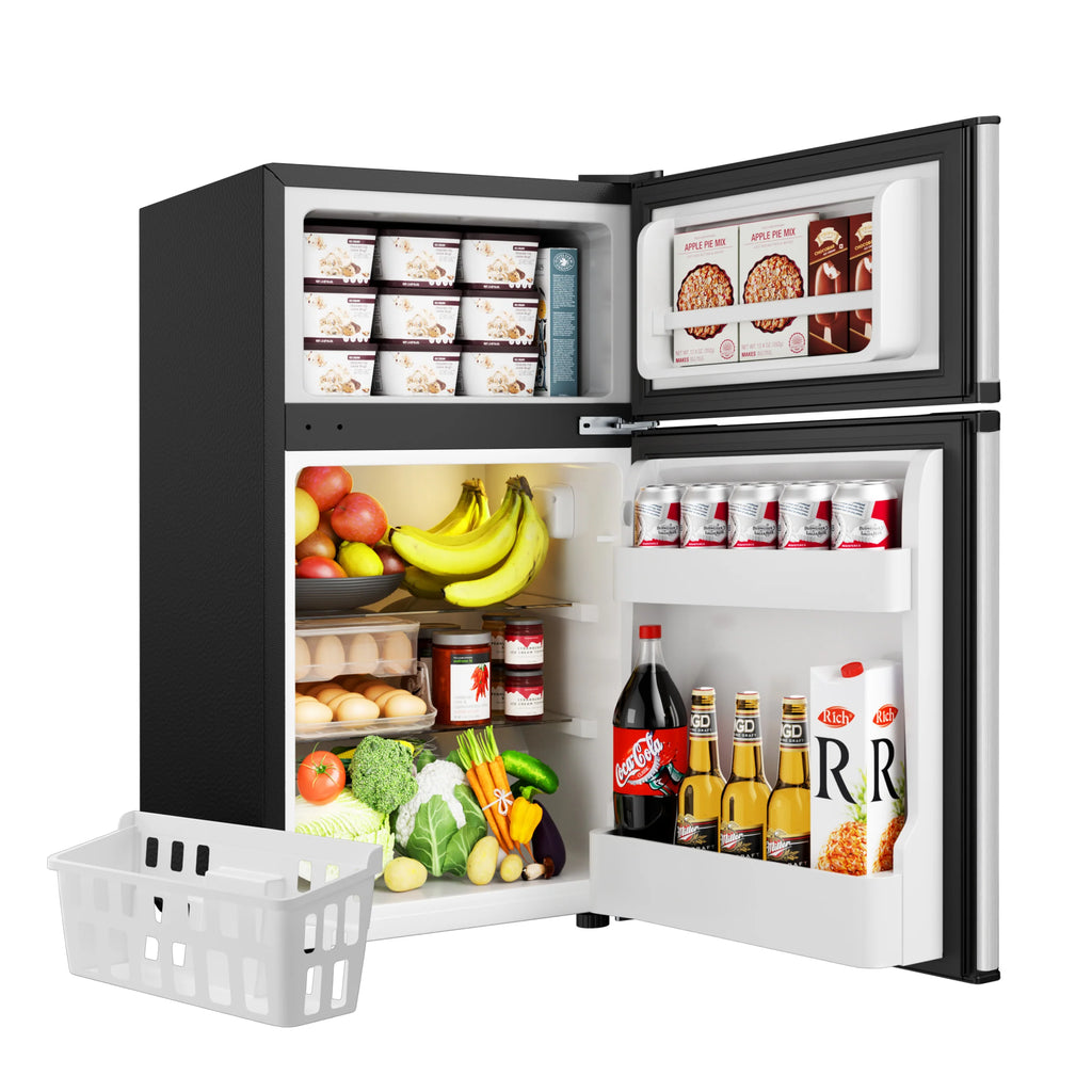 2025 Mini refrigerador EUHOMY de 3,2 pies cúbicos – Empotrable o independiente