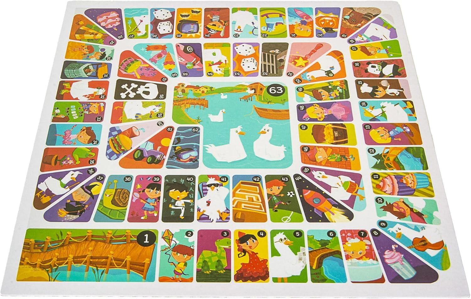 Leomark Mesa de Juegos de Madera para Niños y Adultos | Diversión en Casa o Fiesta Entretenimiento Familiar | Estable, Educativa y Fácil de Montar