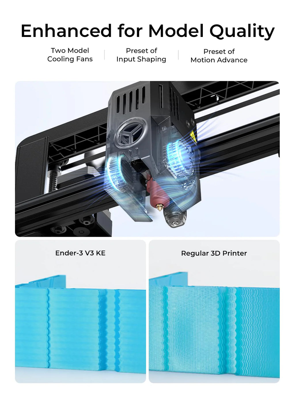 2025 Creality Ender-3 V3 KE Impresora 3D, Velocidad Alta de 500 mm/s