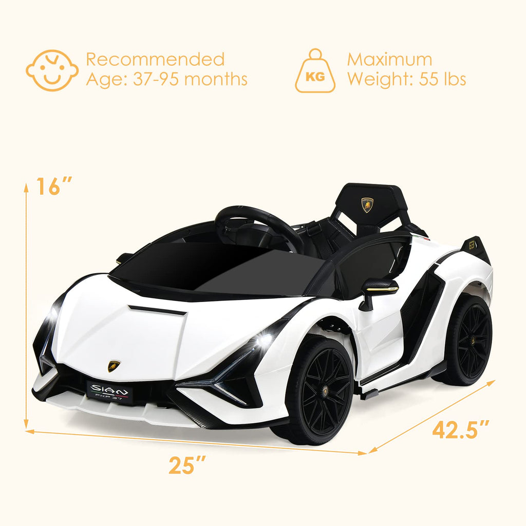2025 Lamborghini Eléctrico con Suspensión Bluetooth Licenciado